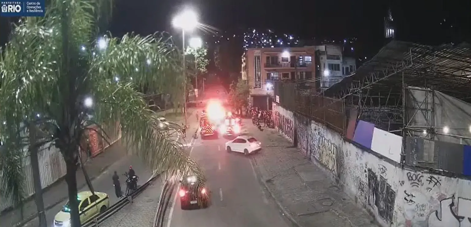 tiroteio com a PRF no Túnel Santa Bárbara