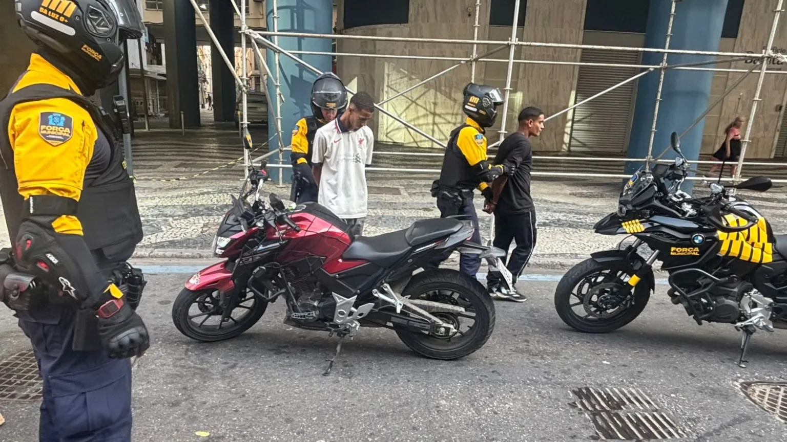 Força Municipal prende suspeitos no Rio