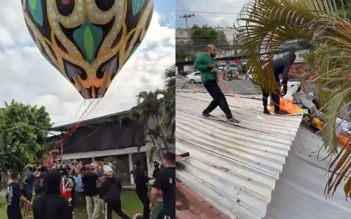 Grupo de cerca de 40 baloeiros invadiu uma casa de festas, em Marechal Hermes