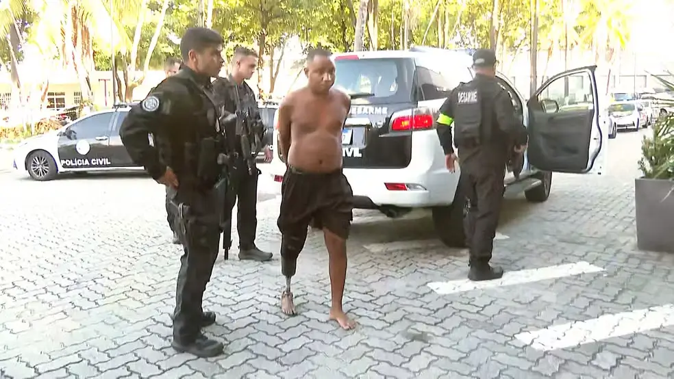 Homem foi preso em flagrante na Quitanda