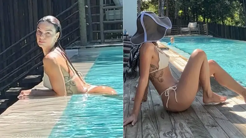 Isis Valverde de biquíni