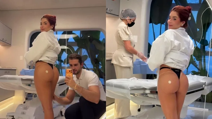 Procedimento no bumbum de Gkay