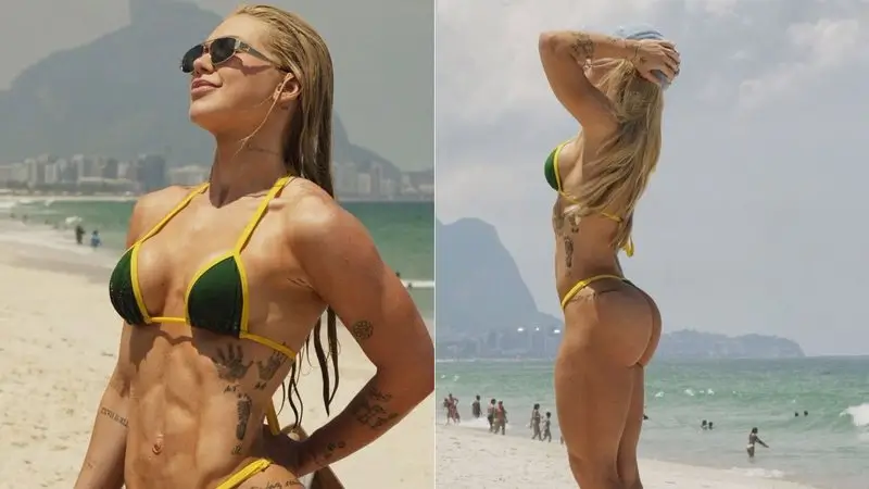 Virginia Fonseca de biquíni do Brasil