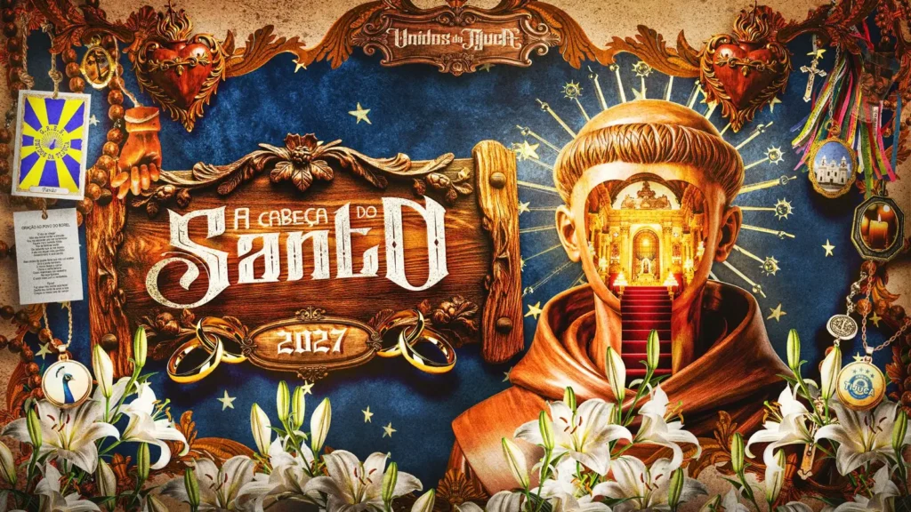 A cabeça do santo