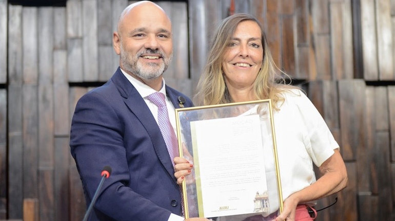 Alerj homenageia Tatiana Sampaio