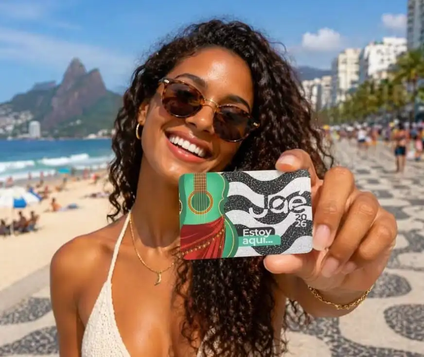 cartão Jaé do show da Shakira