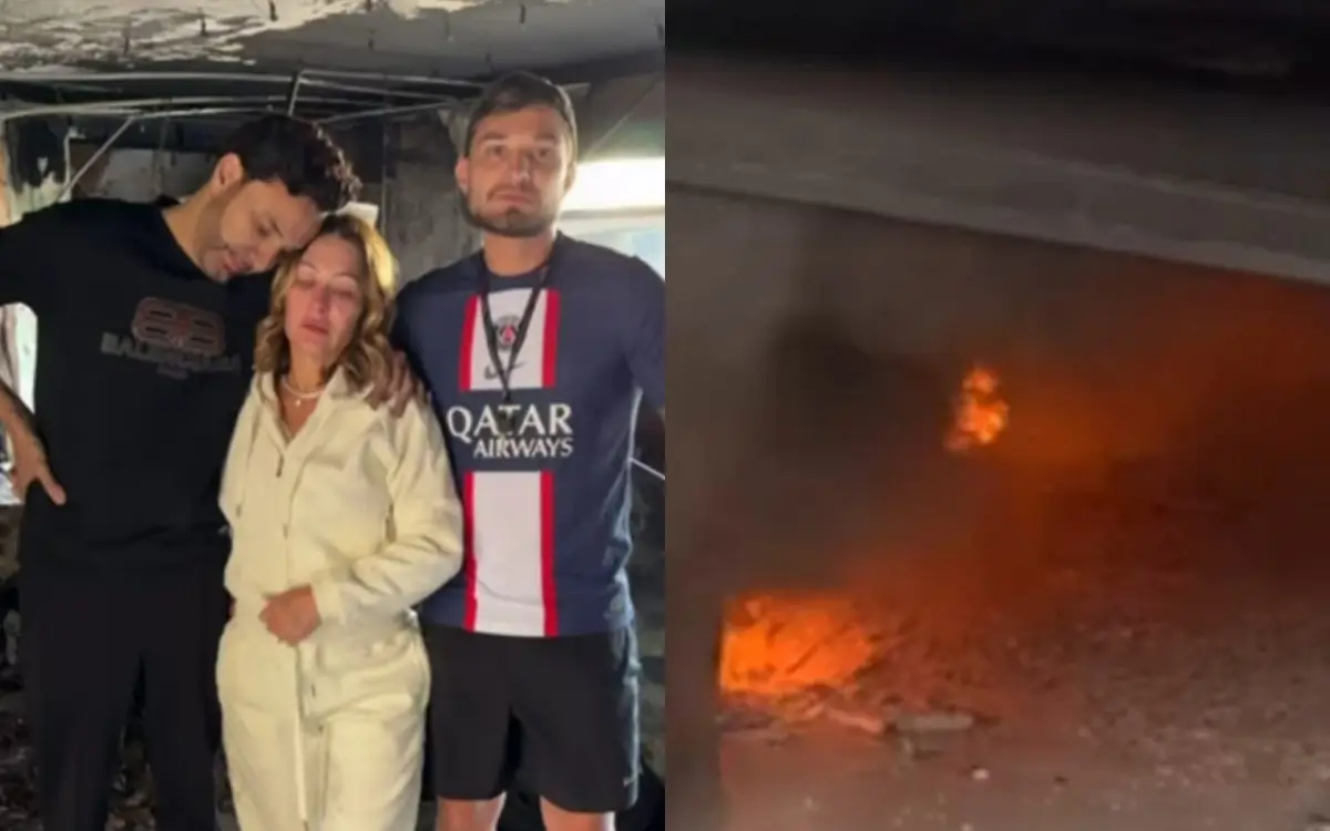 Casa dos pais de MC Gui pega fogo