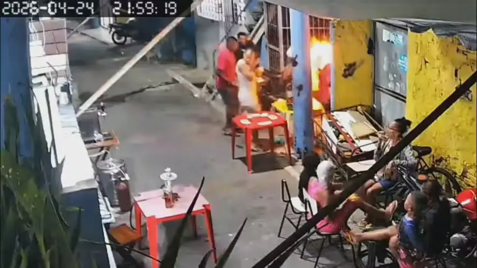 explosão em churrasco em Duque de Caxias