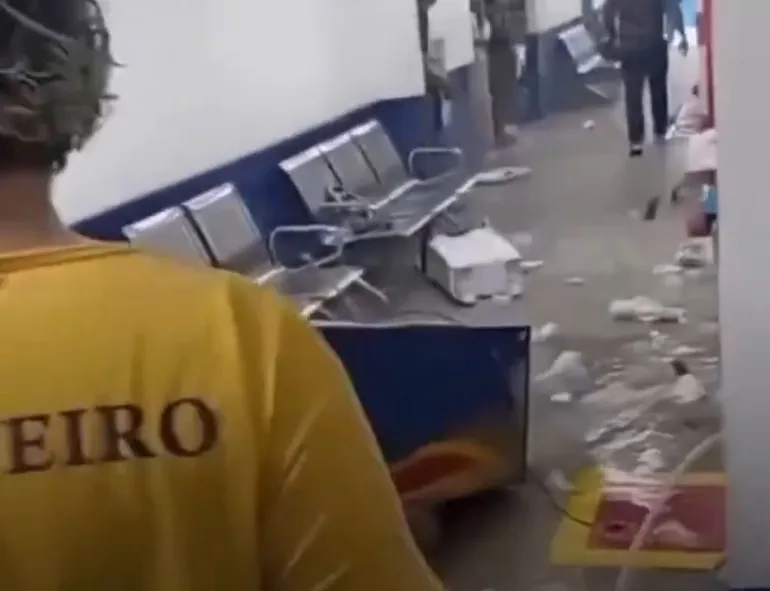 Filho quebra unidade de saúde em Caxias