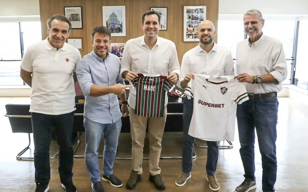 Hugo Leal, Carlos Caiado, Eduardo Cavaliere, Mattheus Montenegro e Ricardo Tenório se reuniram nesta sexta