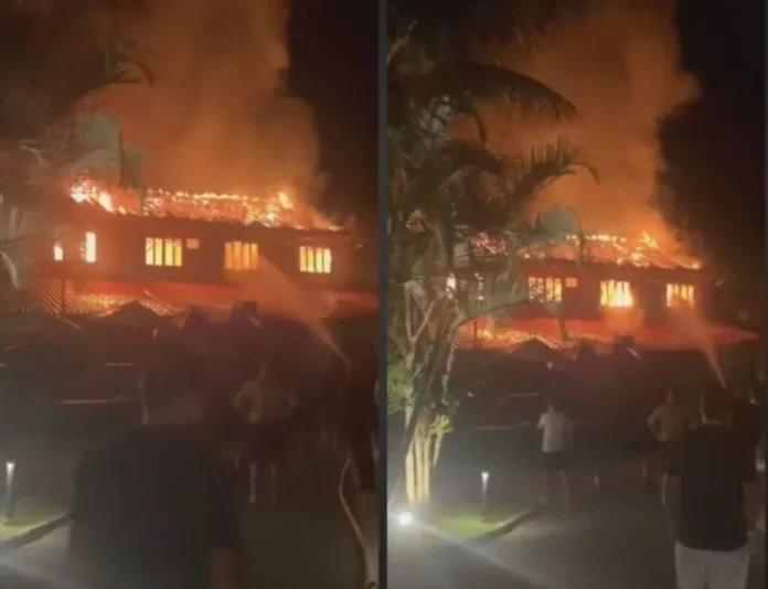 incêndio em hotel fazenda em Conservatória