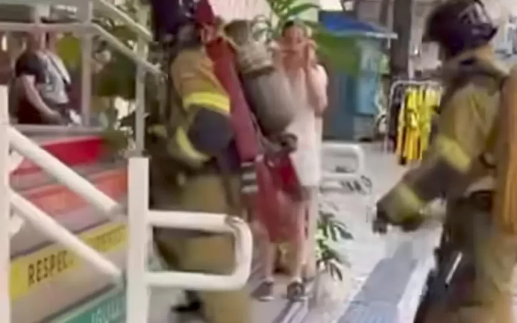 incêndio em hotel no Leme
