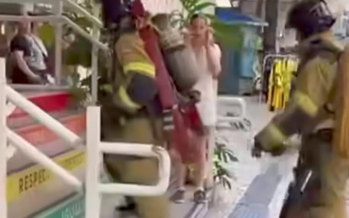incêndio em hotel no Leme
