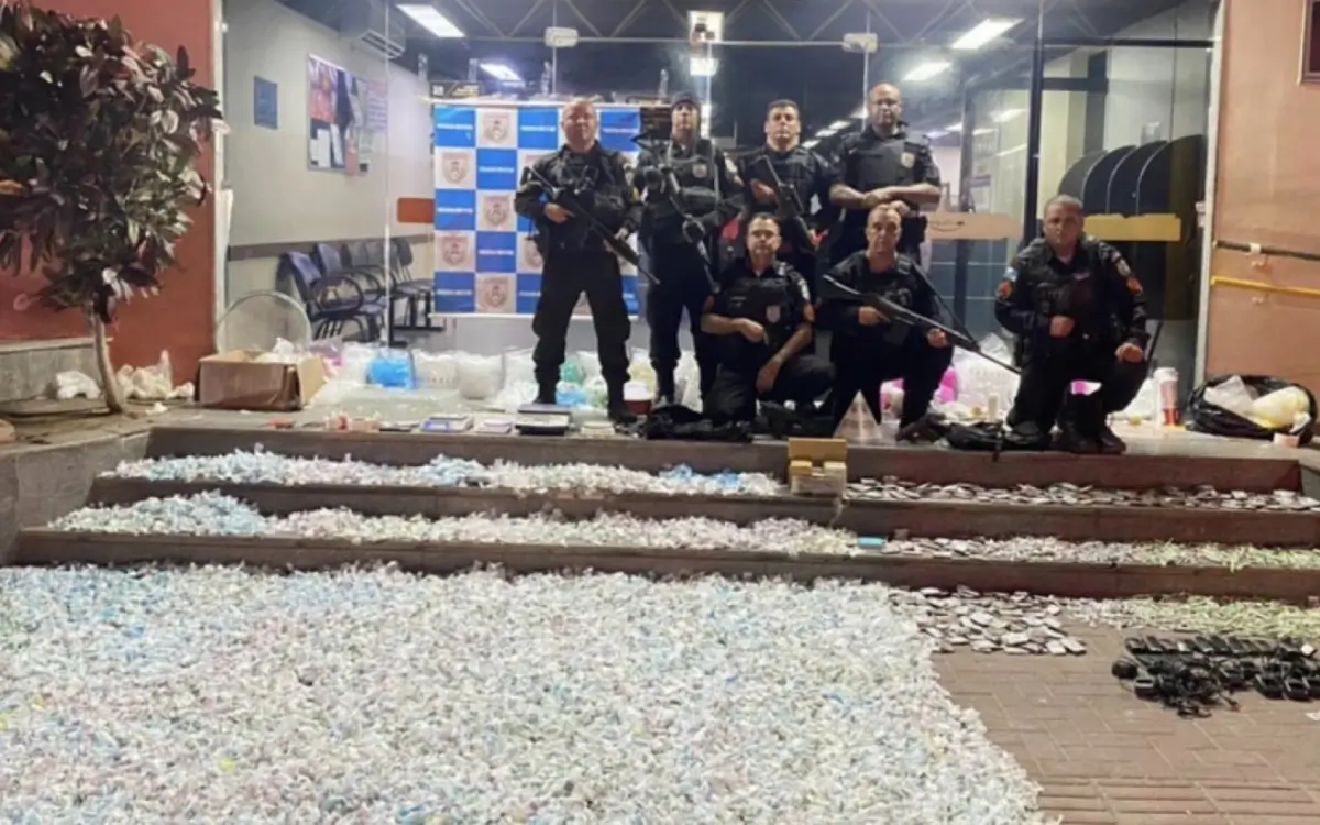 Maior apreensão de drogas em Maricá