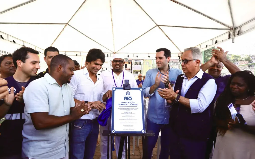 Reforma do Campo do Cajueiro é inaugurada