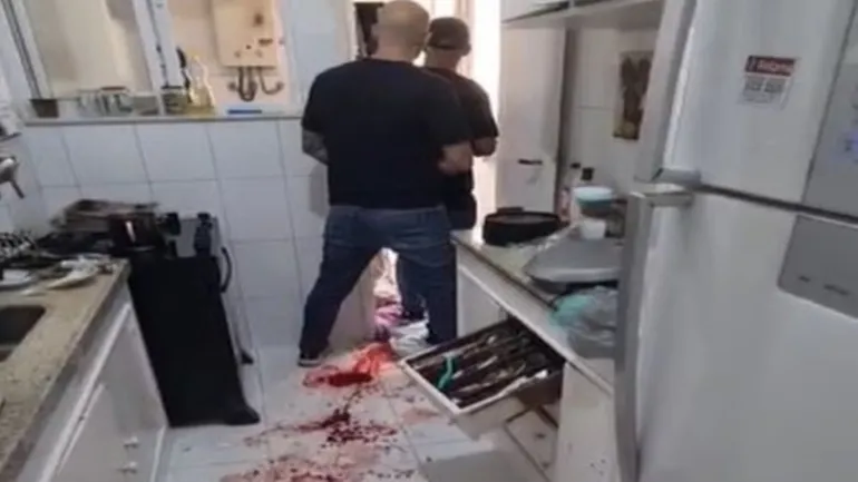 Suspeito é preso após esfaquear sobrinho e fazer familiares reféns