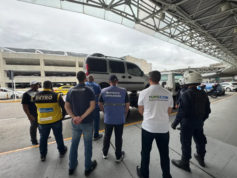transporte irregular no Galeão