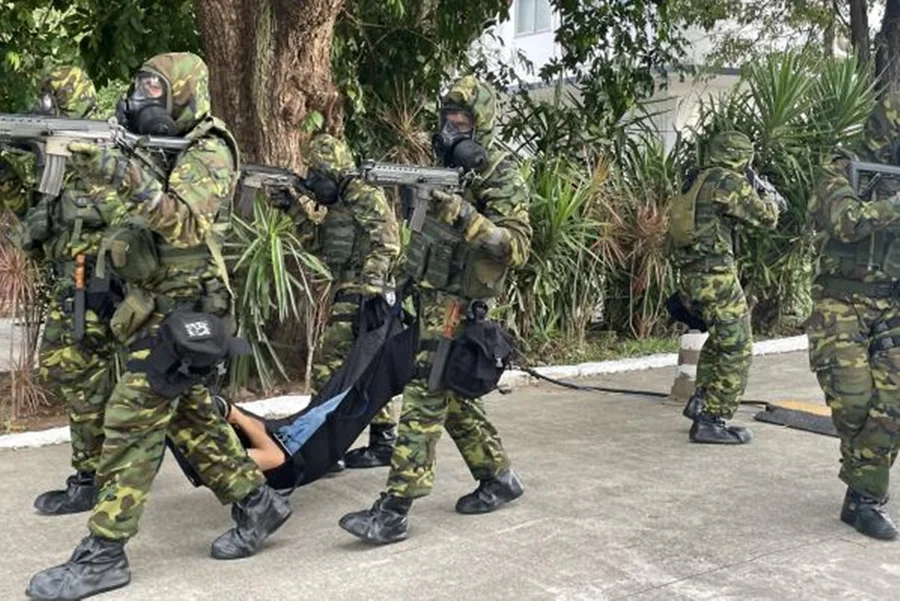 treinamento da Aeronáutica no Rio