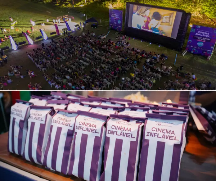 Cinema Inflável em Volta Redonda