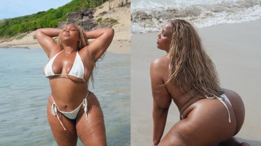 Lizzo de biquíni