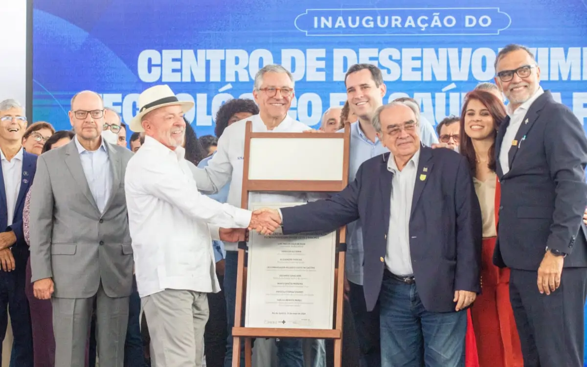 Lula na Fiocruz