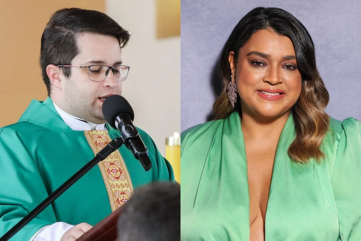 Padre Danilo César e Preta Gil