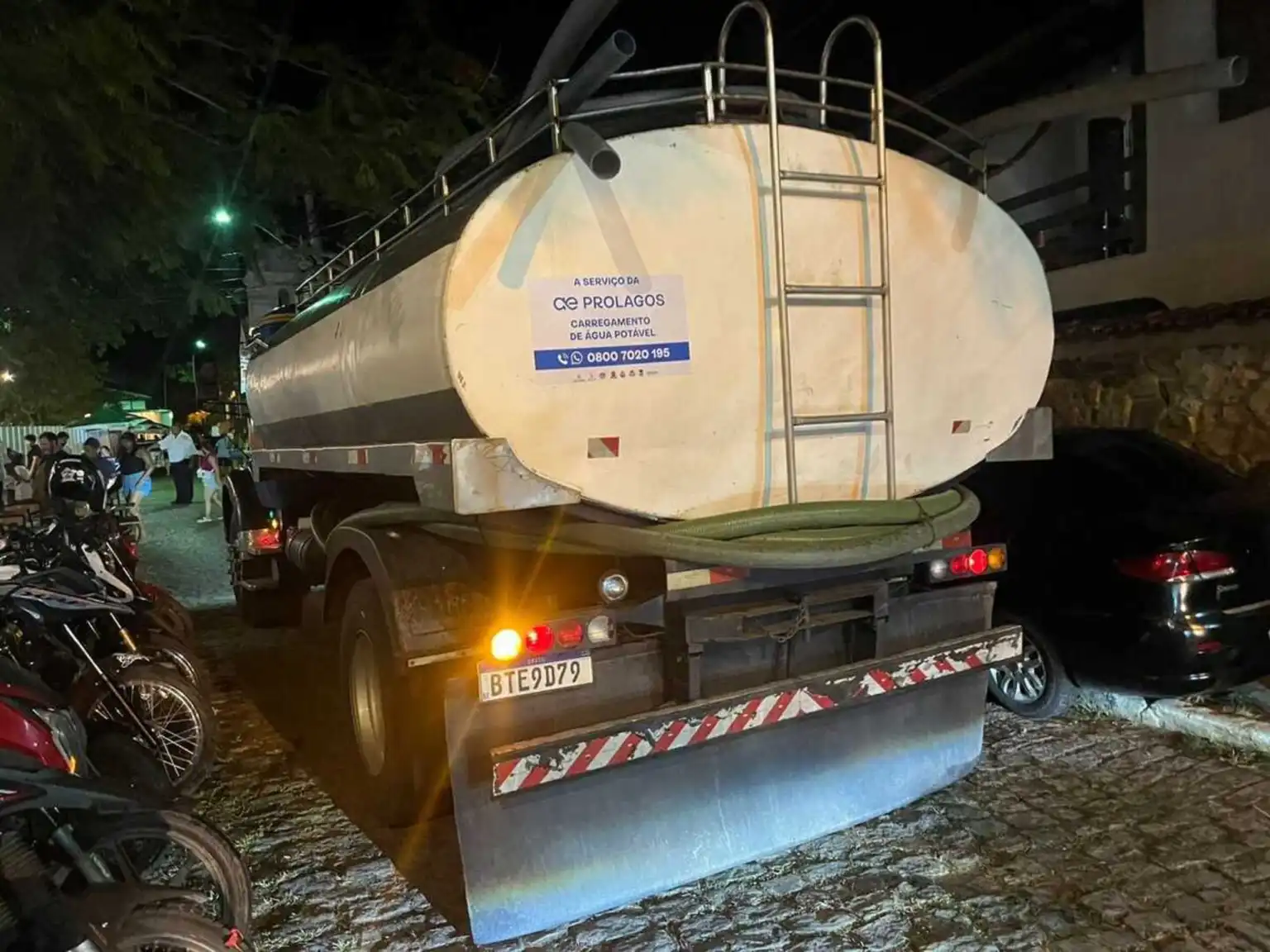 água gratuita da Prolagos em Búzios