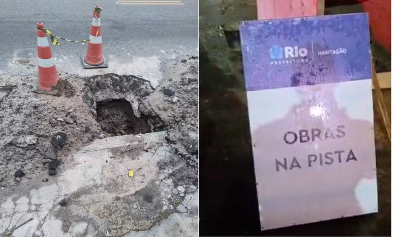 Falsos operários simulam obra para furtar cabos em Olaria