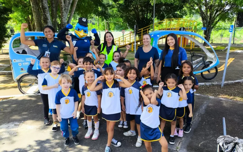 Minicidade do Trânsito reforça educação viária durante o Maio Amarelo em Volta Redonda