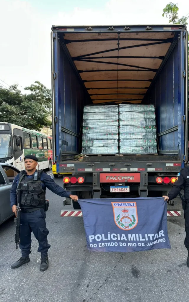 carga de cerveja na Zona Norte