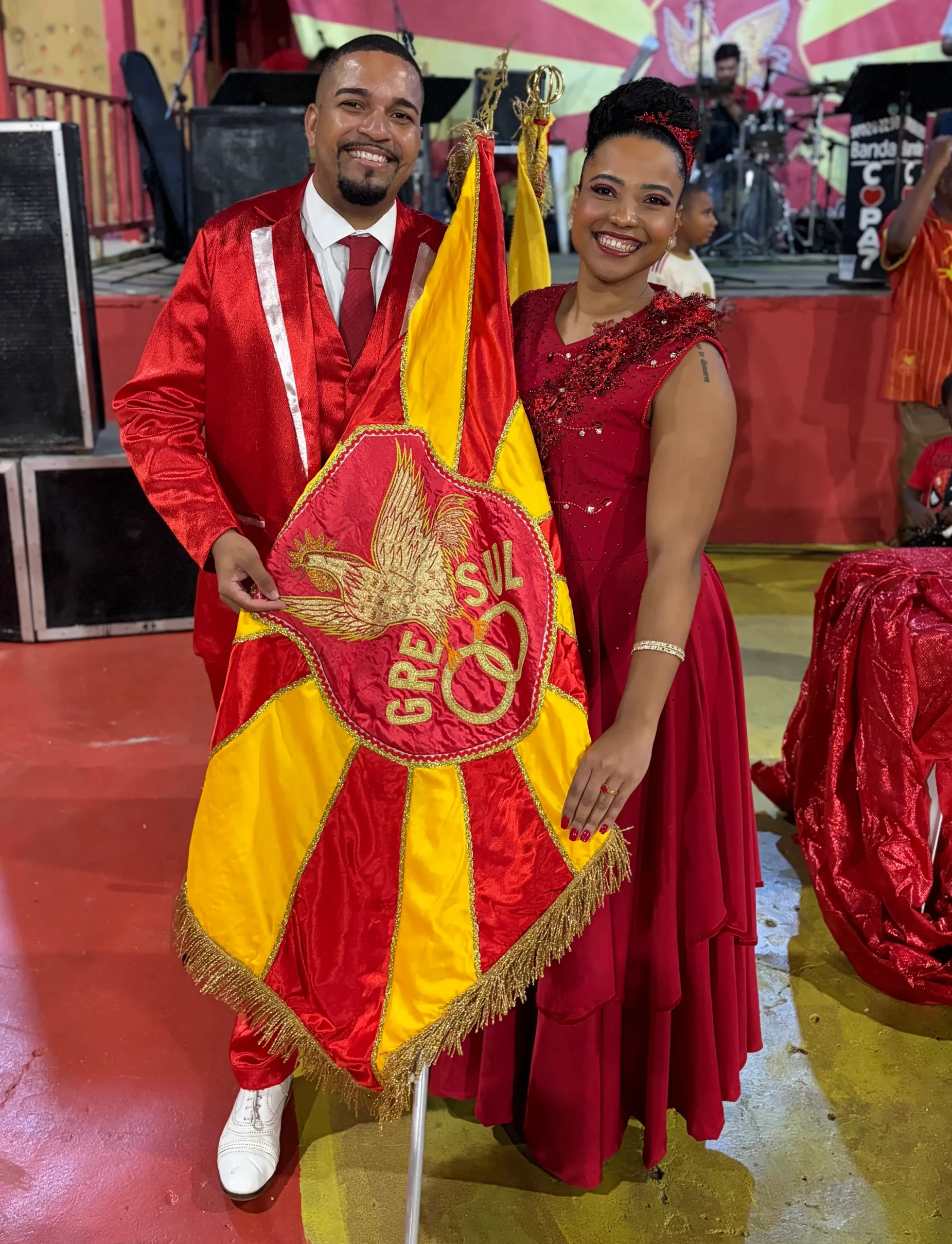 Wagner Lobo e Alana Couto