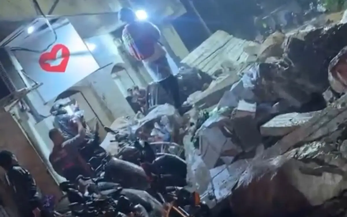 Desmoronamento na Rocinha