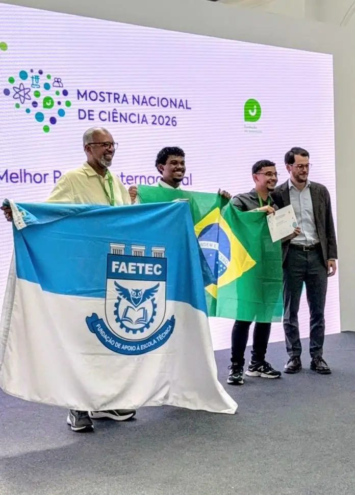 Alunos da Faetec conquistam prêmio em Portugal com projeto inovador