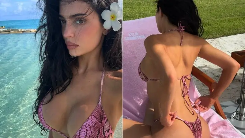 Kylie Jenner de biquíni