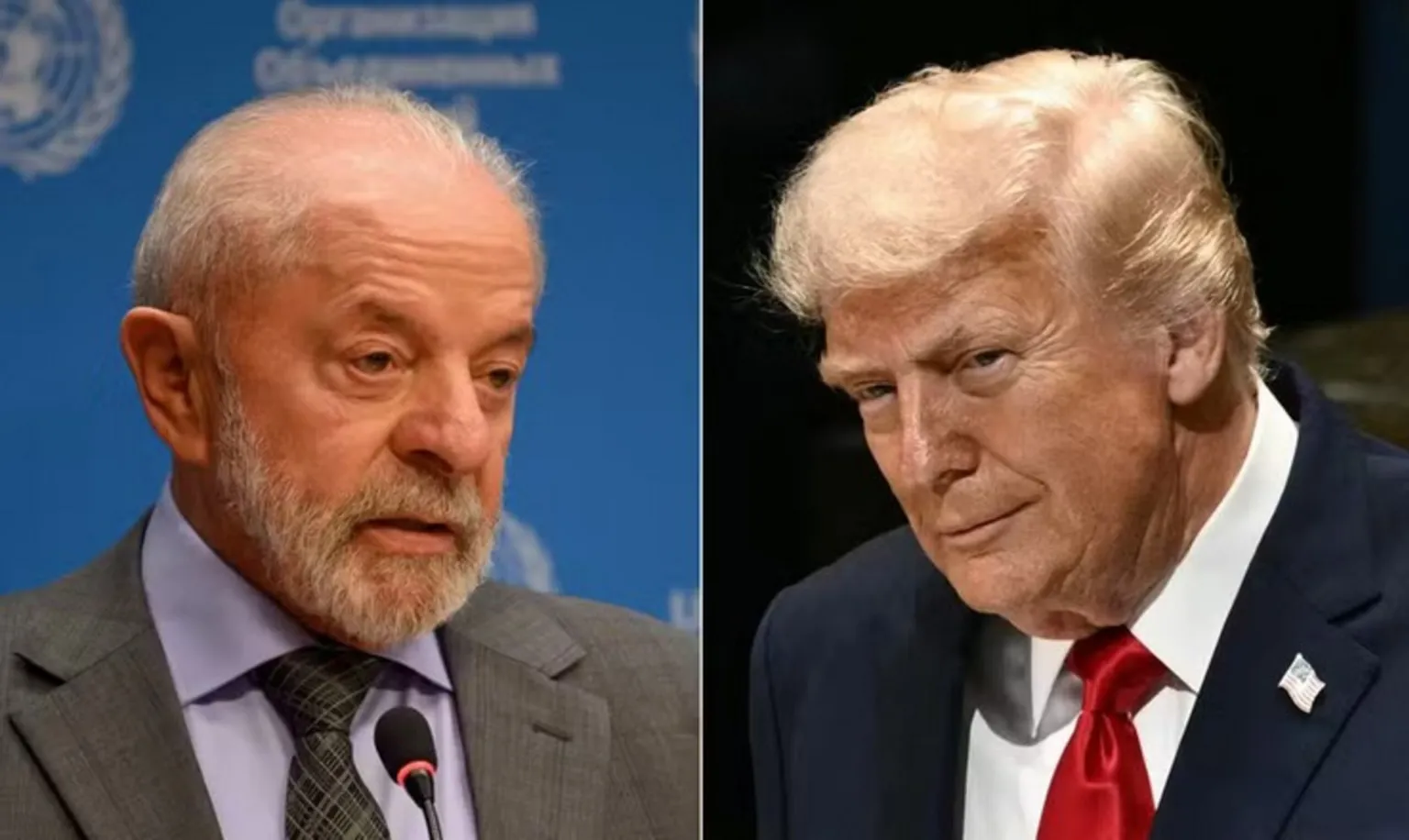 Lula e Donald Trump