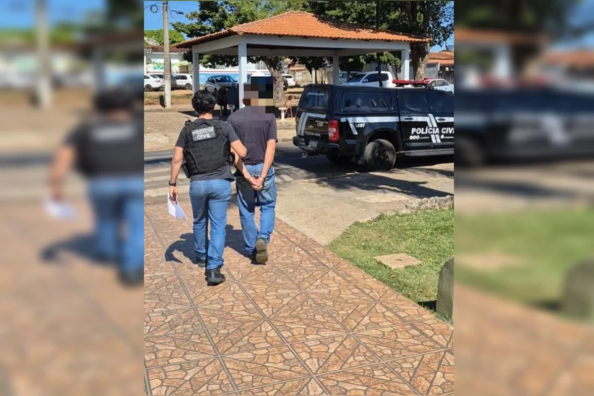 Homem é preso em Goiás