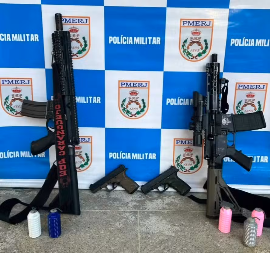 Armas apreendidas