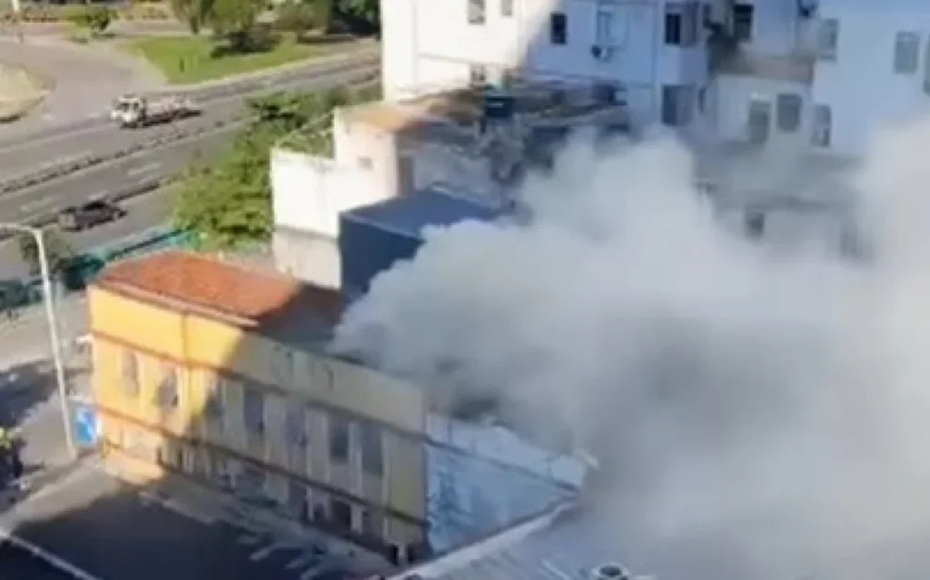Incêndio Devasta Bar em Botafogo