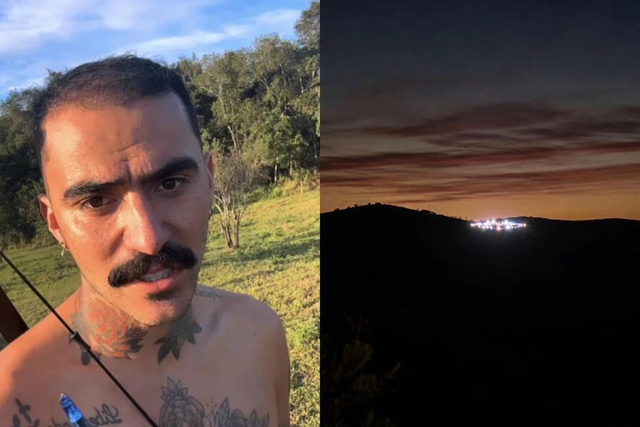 Suposto Ovni no Paraná faz influenciador denunciar invasões à própria casa