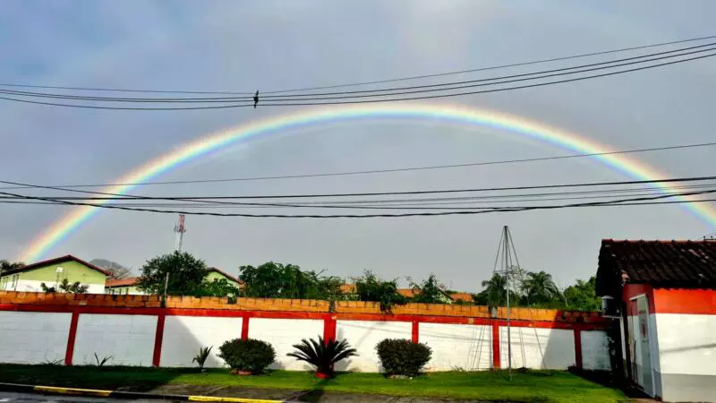 Arco-íris no Rio de Janeiro