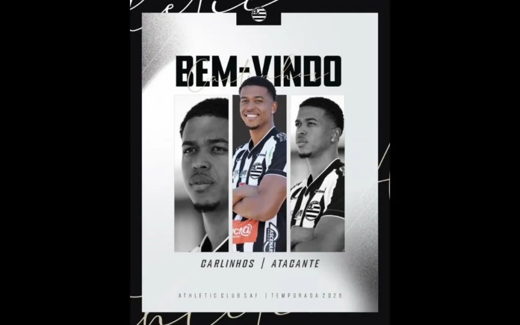 Flamengo empresta atacante Carlinhos