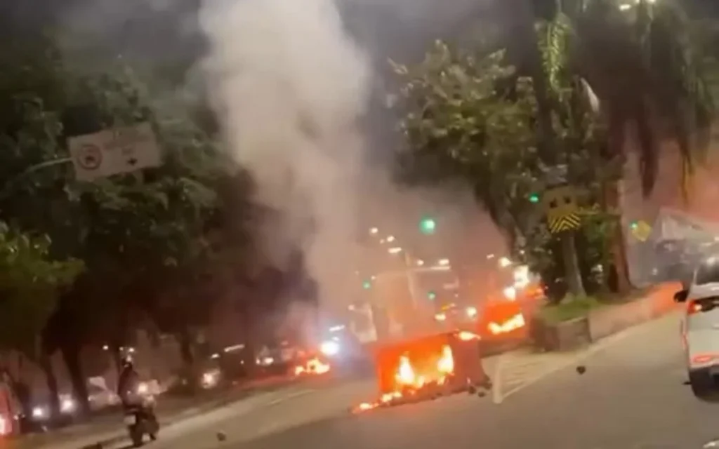 Estrada dos Bandeirantes interditada