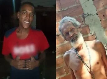 Luiz Diego e seu padastro