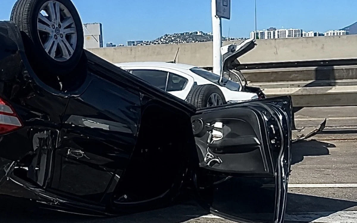 Trânsito Caótico na Ponte Rio-Niterói