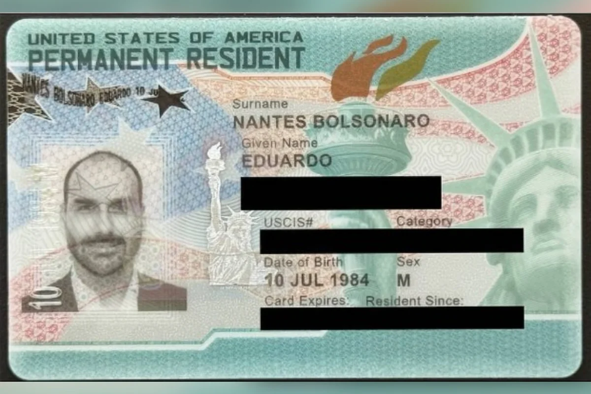Green Card a Eduardo Bolsonaro,