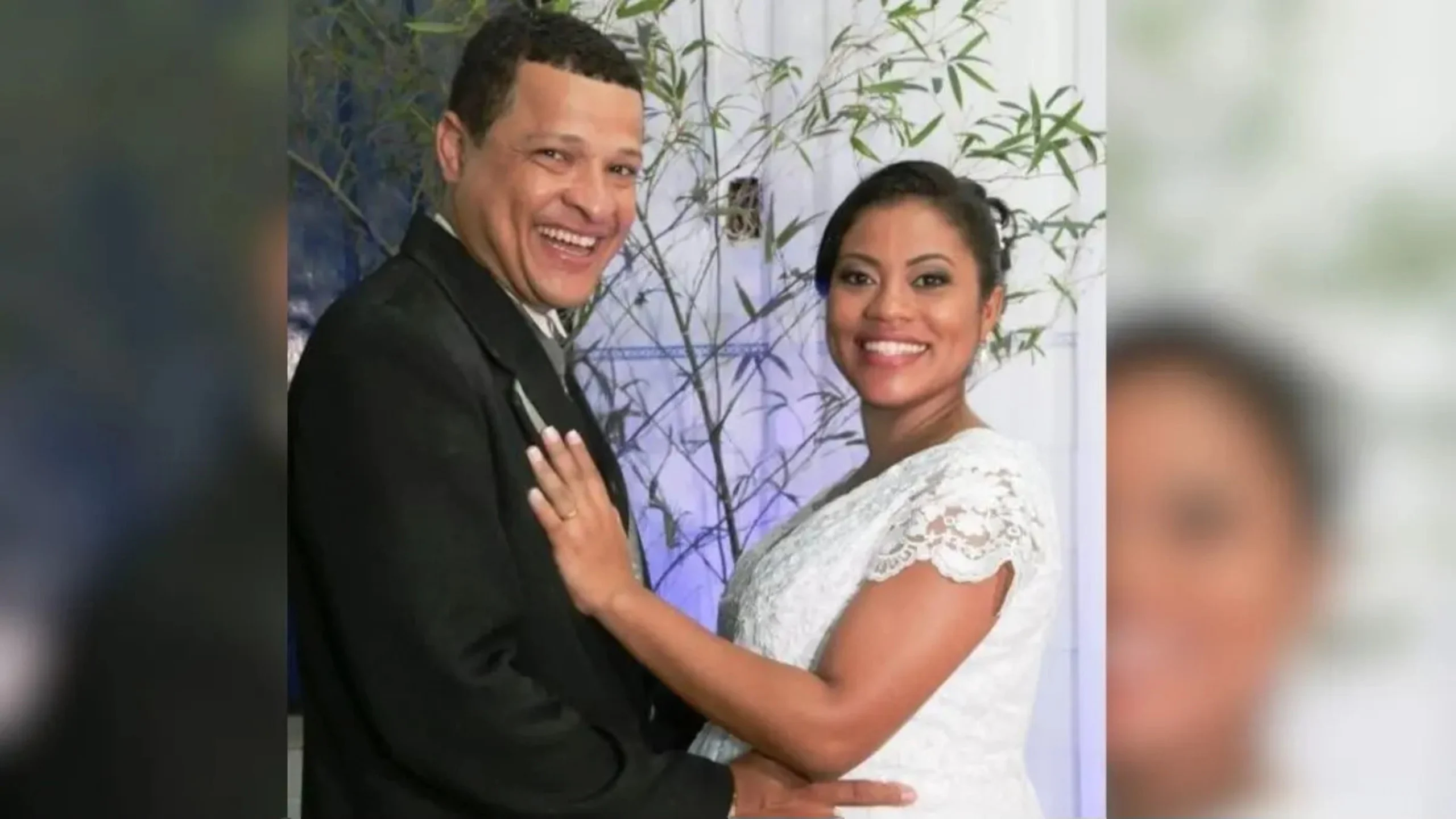 Bárbara Damião Costa e seu marido