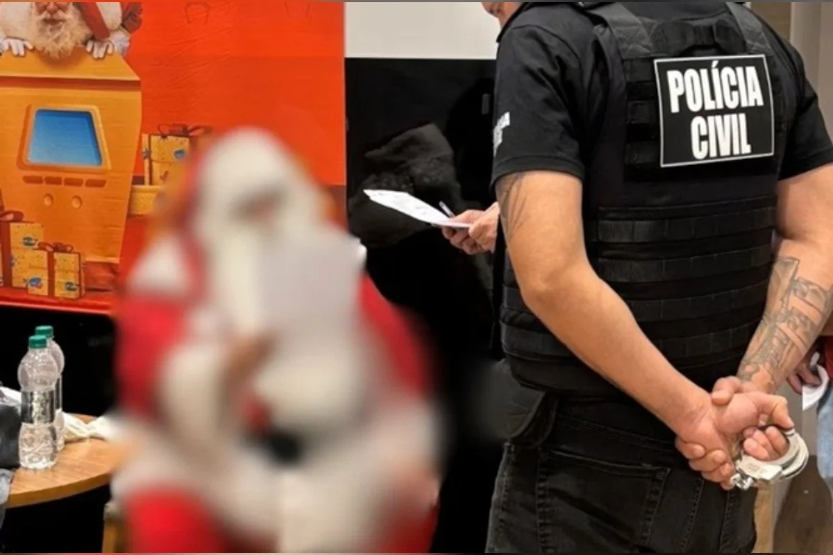 Papai Noel de Shopping preso