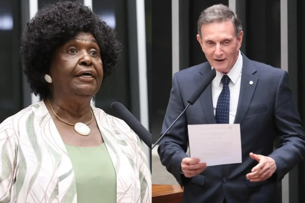 Benedita da Silva e Marcelo Crivella