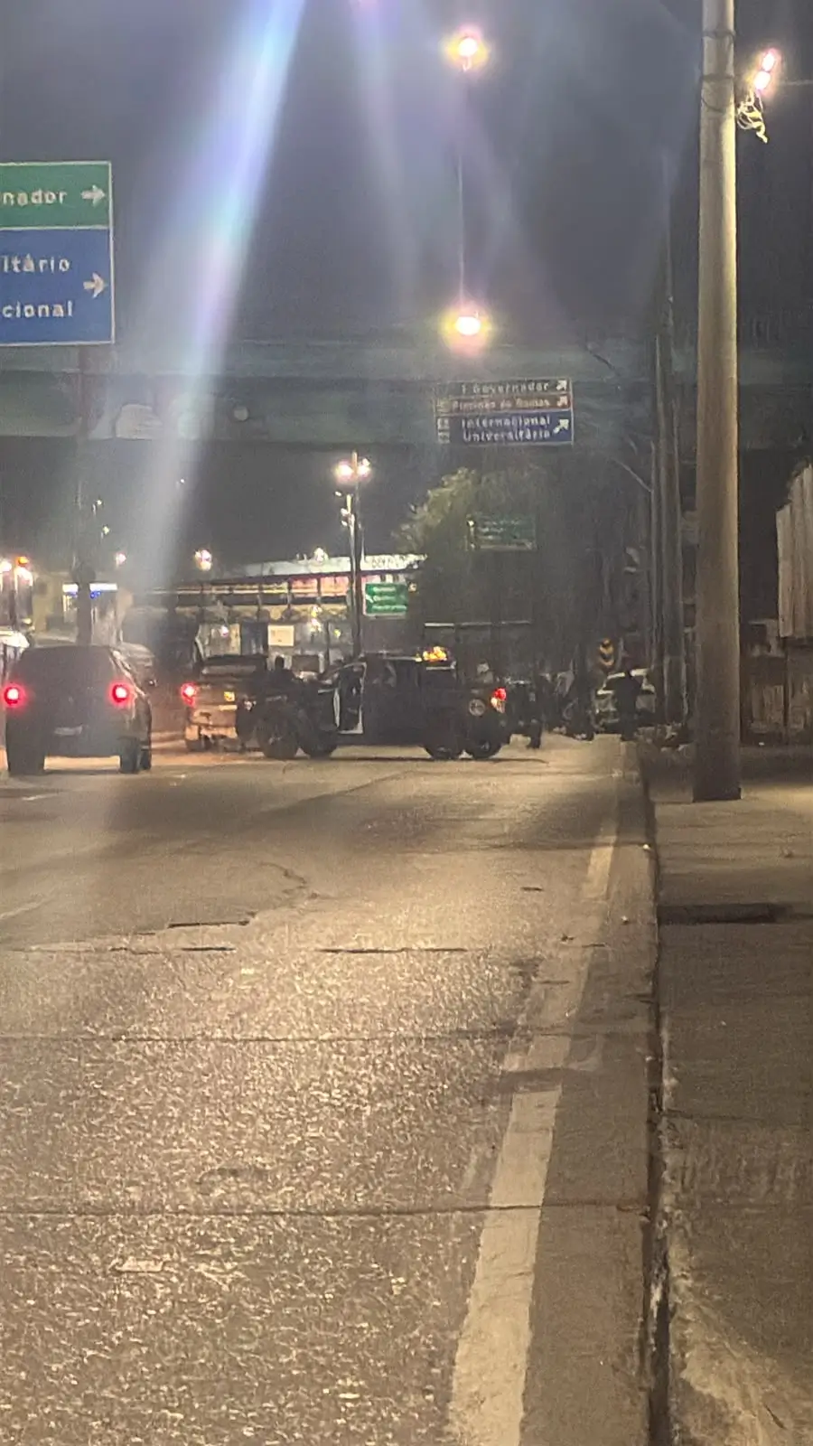 Pms Baçleados na Avenida Brasil