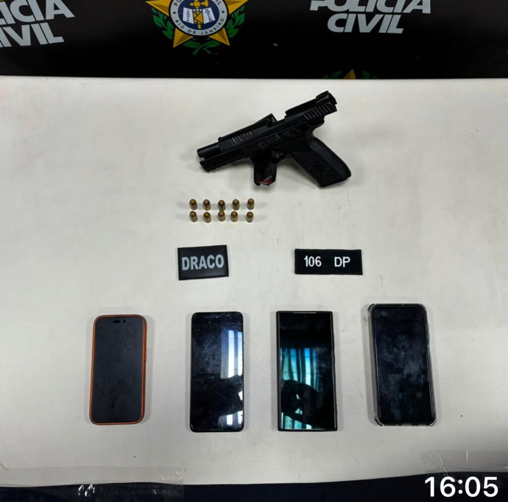 Arma apreendida pela DRACO